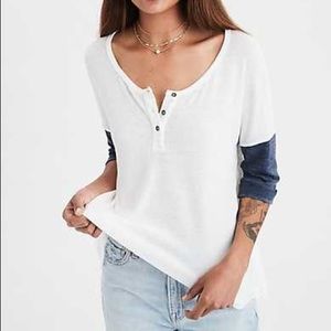 AE Burnout Henley T-Shirt